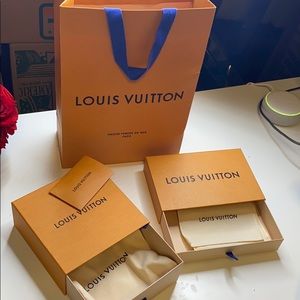 Louis Vuitton Shopping Bag, 2 Boxes with Dust Bags